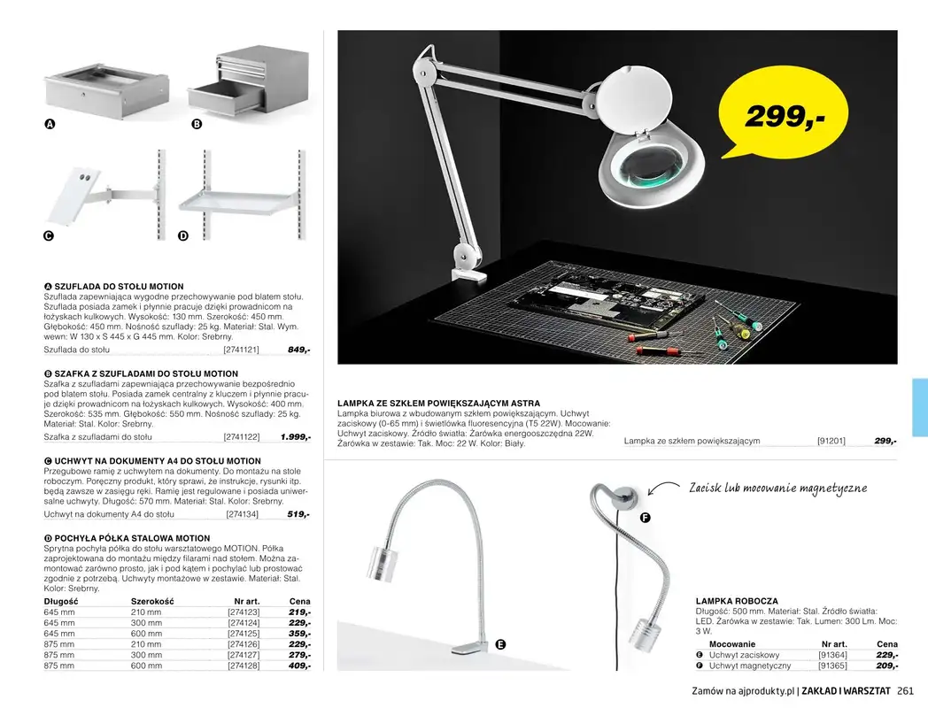 AJ Produkty - gazetka promocyjna Zakład i warsztat - katalog jesień od środy 01.09 do poniedziałku 31.01 - strona 19