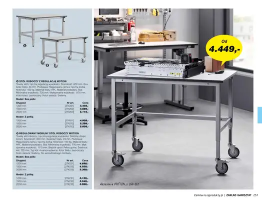 AJ Produkty - gazetka promocyjna Zakład i warsztat - katalog jesień od środy 01.09 do poniedziałku 31.01 - strona 15 AJ Produkty - gazetka promocyjna Zakład i warsztat - katalog jesień od środy 01.09 do poniedziałku 31.01 - strona 15