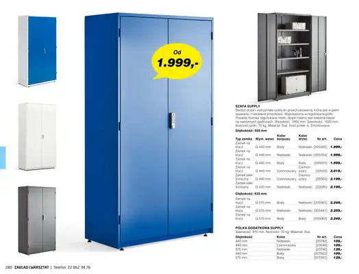 AJ Produkty - gazetka promocyjna Zakład i warsztat - katalog jesień od środy 01.09 do poniedziałku 31.01 - strona 38 AJ Produkty - gazetka promocyjna Zakład i warsztat - katalog jesień od środy 01.09 do poniedziałku 31.01 - strona 38