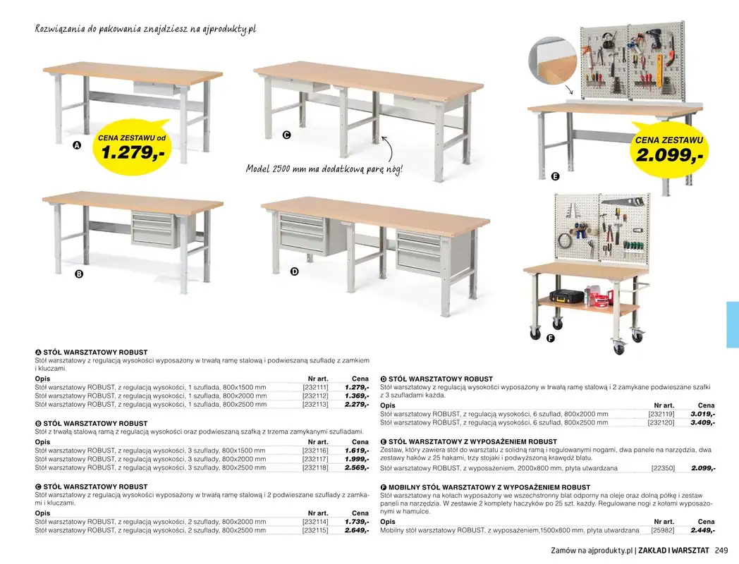 AJ Produkty - gazetka promocyjna Zakład i warsztat - katalog jesień od środy 01.09 do poniedziałku 31.01 - strona 7