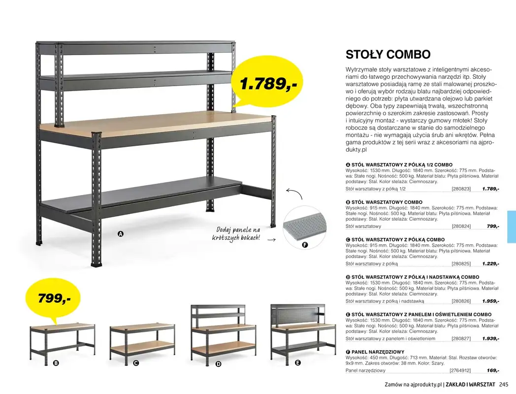 AJ Produkty - gazetka promocyjna Zakład i warsztat - katalog jesień od środy 01.09 do poniedziałku 31.01 - strona 3