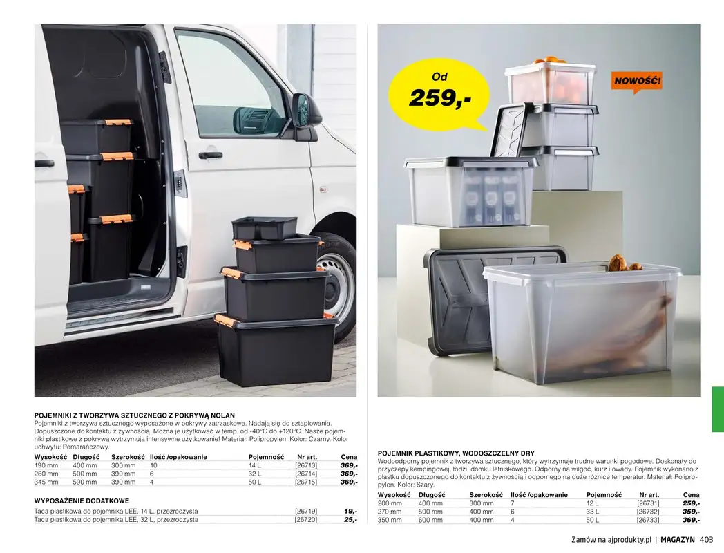 AJ Produkty - gazetka promocyjna Magazyn - katalog jesień od środy 01.09 do poniedziałku 31.01 - strona 46