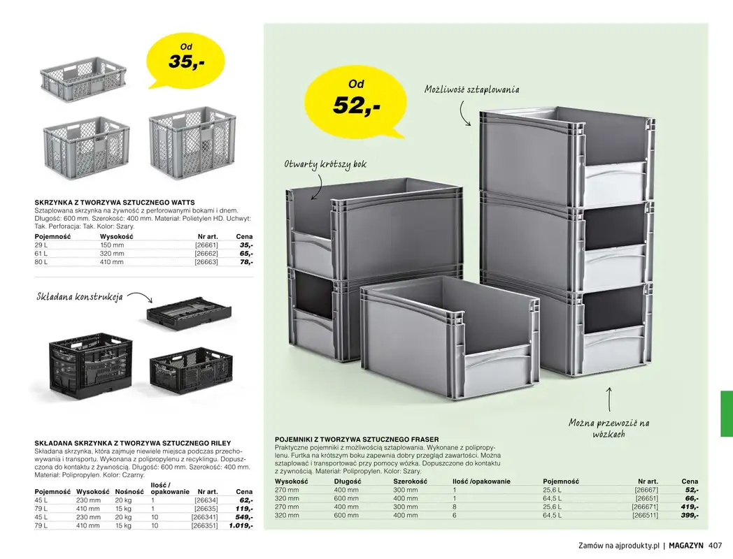 AJ Produkty - gazetka promocyjna Magazyn - katalog jesień od środy 01.09 do poniedziałku 31.01 - strona 50