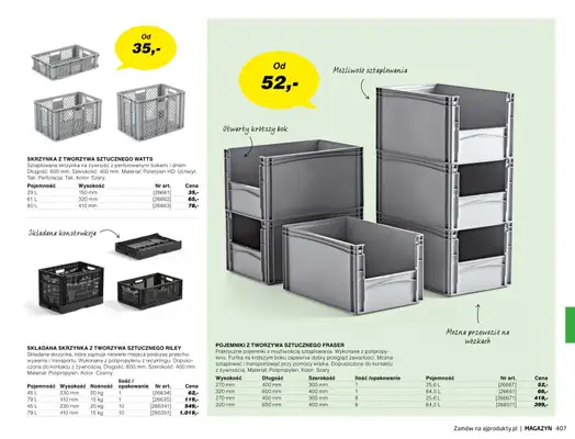 AJ Produkty - gazetka promocyjna Magazyn - katalog jesień od środy 01.09 do poniedziałku 31.01 - strona 50 AJ Produkty - gazetka promocyjna Magazyn - katalog jesień od środy 01.09 do poniedziałku 31.01 - strona 50