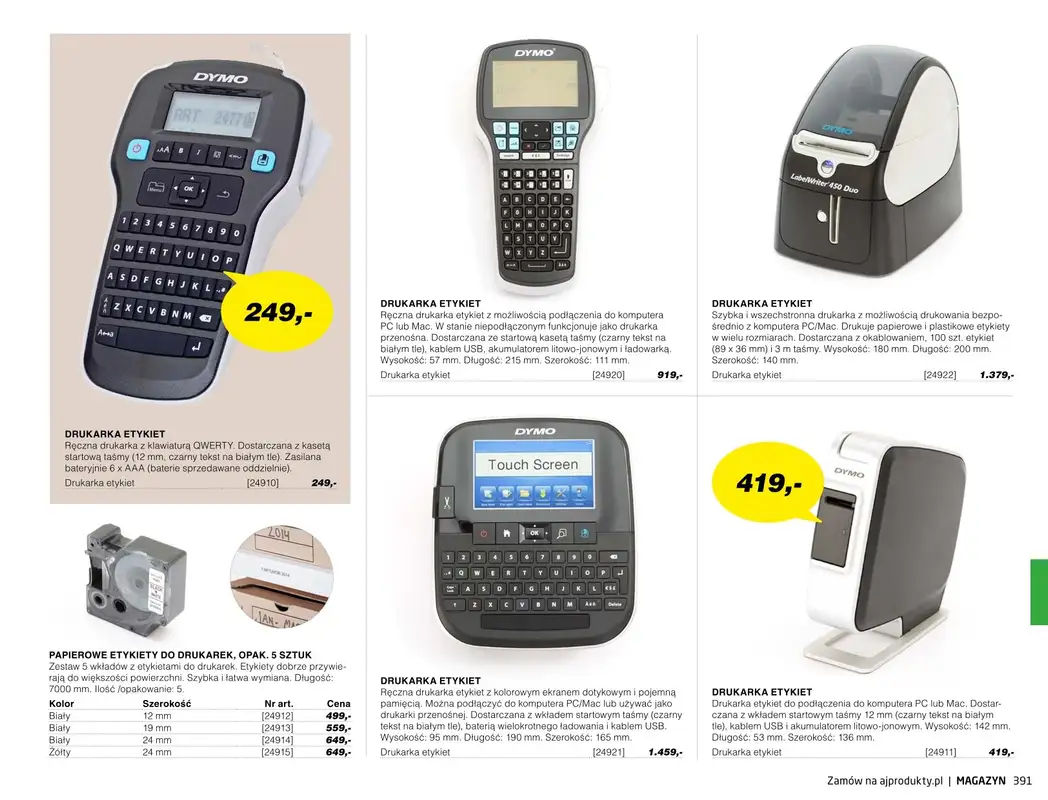 AJ Produkty - gazetka promocyjna Magazyn - katalog jesień od środy 01.09 do poniedziałku 31.01 - strona 34