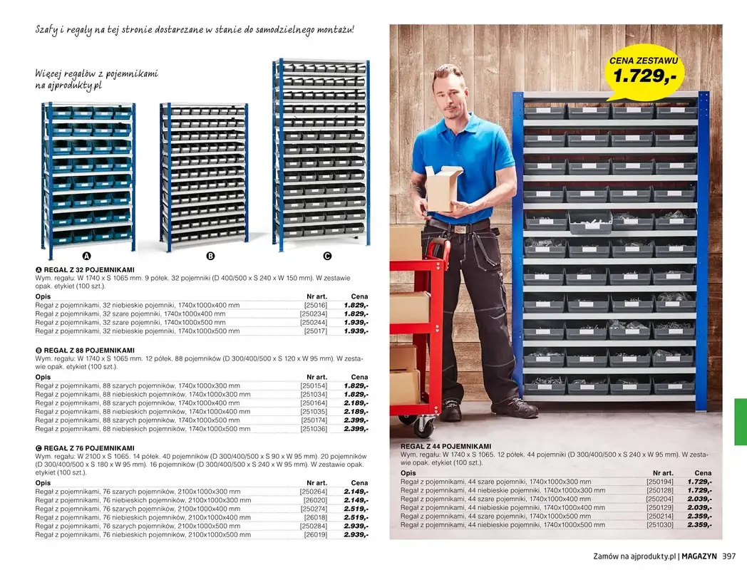 AJ Produkty - gazetka promocyjna Magazyn - katalog jesień od środy 01.09 do poniedziałku 31.01 - strona 40