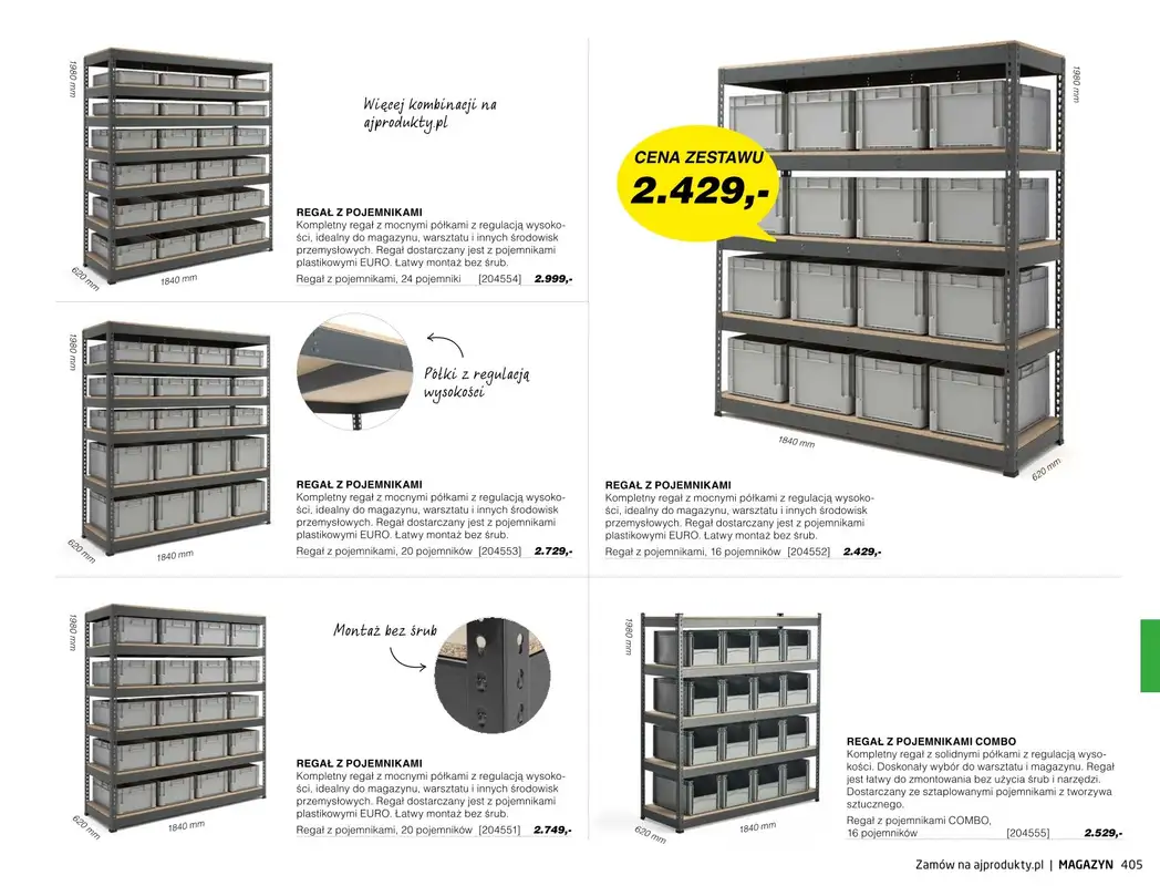 AJ Produkty - gazetka promocyjna Magazyn - katalog jesień od środy 01.09 do poniedziałku 31.01 - strona 48