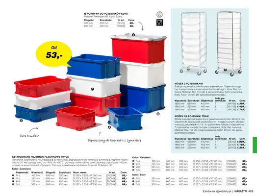 AJ Produkty - gazetka promocyjna Magazyn - katalog jesień od środy 01.09 do poniedziałku 31.01 - strona 52 AJ Produkty - gazetka promocyjna Magazyn - katalog jesień od środy 01.09 do poniedziałku 31.01 - strona 52
