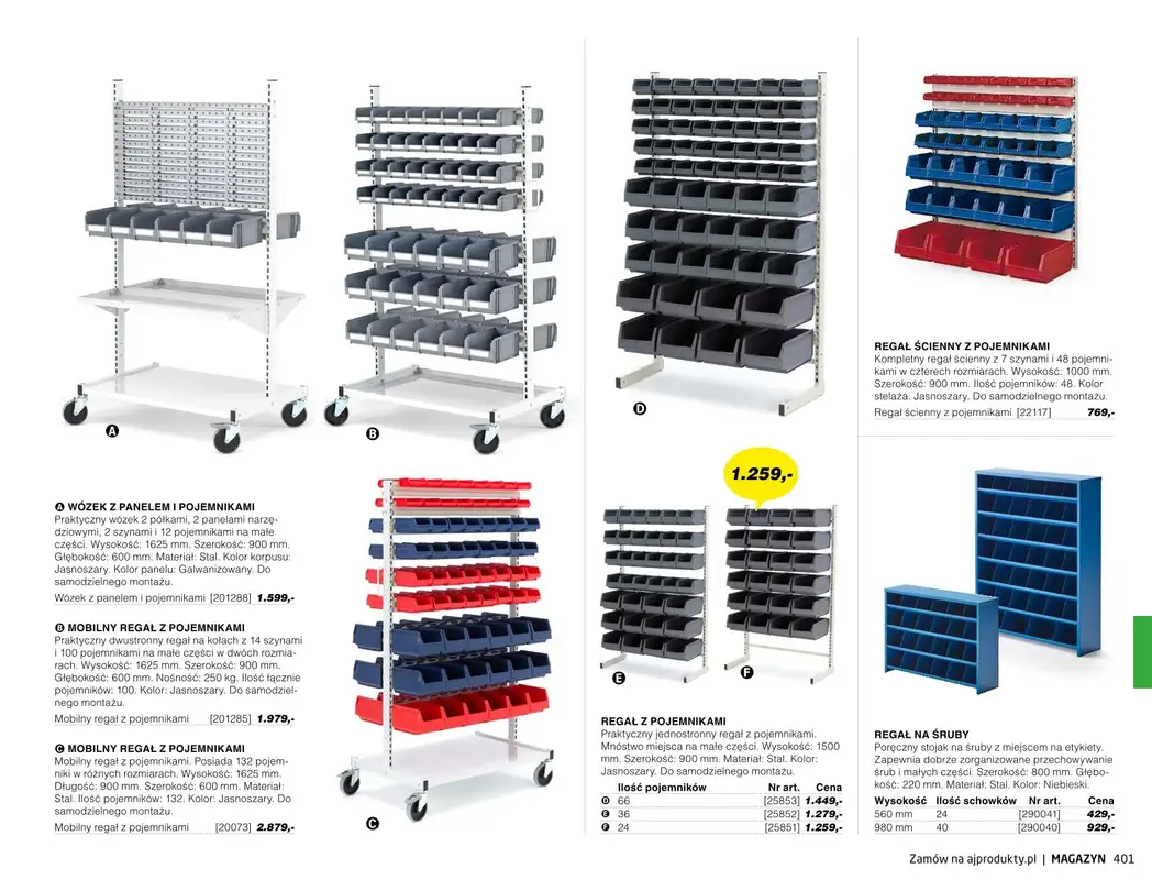AJ Produkty - gazetka promocyjna Magazyn - katalog jesień od środy 01.09 do poniedziałku 31.01 - strona 44