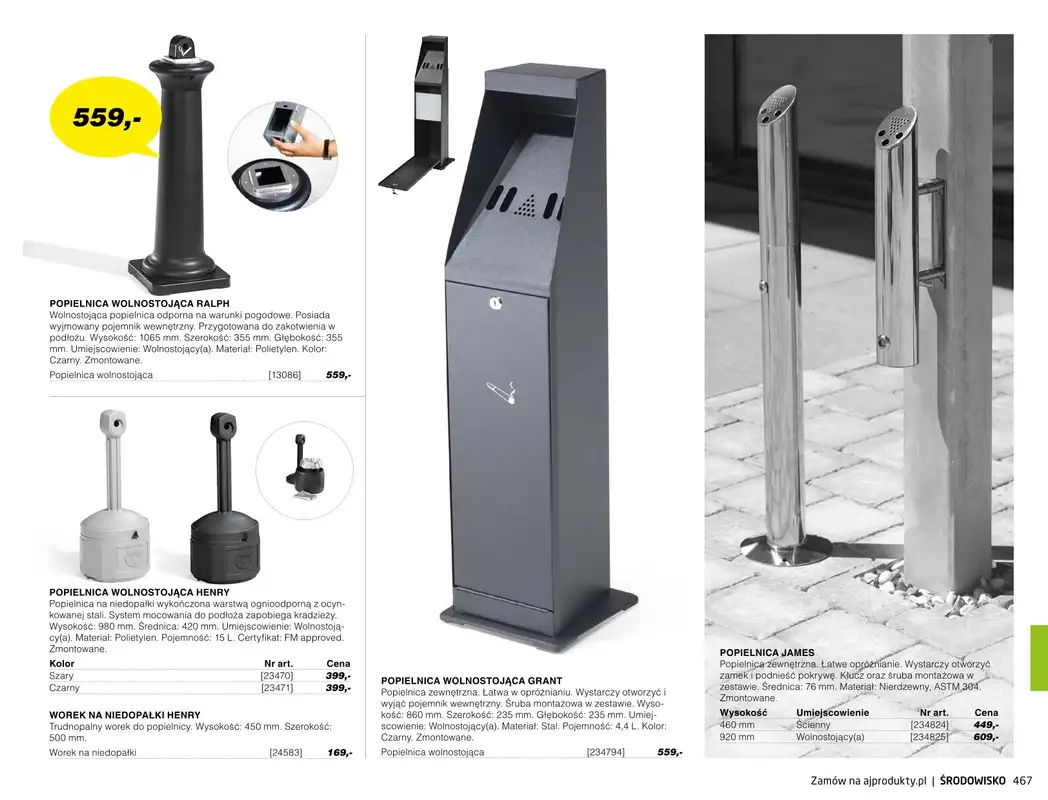 AJ Produkty - gazetka promocyjna Środowisko - katalog jesień od środy 01.09 do poniedziałku 31.01 - strona 58