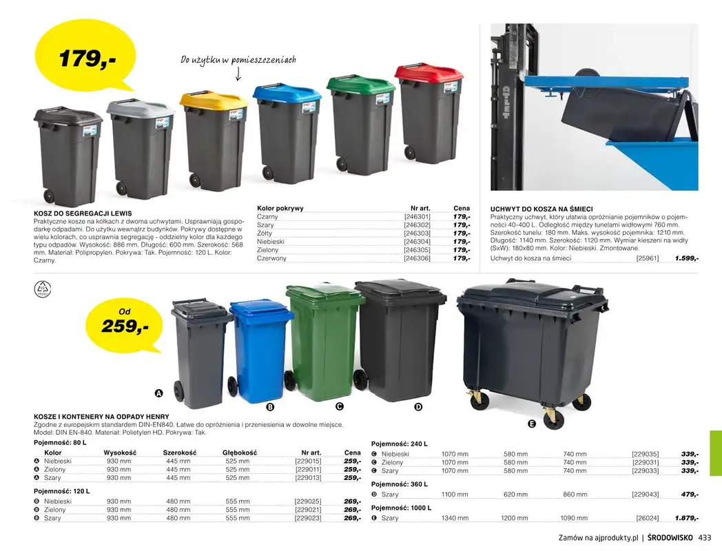 AJ Produkty - gazetka promocyjna Środowisko - katalog jesień od środy 01.09 do poniedziałku 31.01 - strona 24