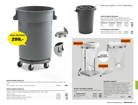 AJ Produkty - gazetka promocyjna Środowisko - katalog jesień od środy 01.09 do poniedziałku 31.01 - strona 18 AJ Produkty - gazetka promocyjna Środowisko - katalog jesień od środy 01.09 do poniedziałku 31.01 - strona 18