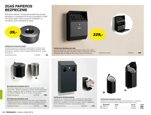 AJ Produkty - gazetka promocyjna Środowisko - katalog jesień od środy 01.09 do poniedziałku 31.01 - strona 57 AJ Produkty - gazetka promocyjna Środowisko - katalog jesień od środy 01.09 do poniedziałku 31.01 - strona 57