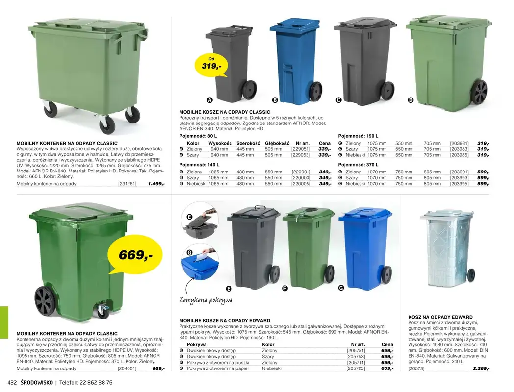 AJ Produkty - gazetka promocyjna Środowisko - katalog jesień od środy 01.09 do poniedziałku 31.01 - strona 23