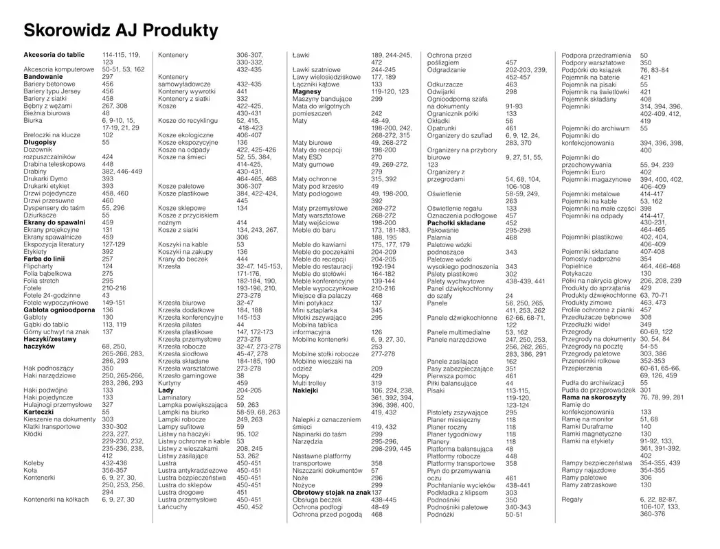 AJ Produkty - gazetka promocyjna Środowisko - katalog jesień od środy 01.09 do poniedziałku 31.01 - strona 65
