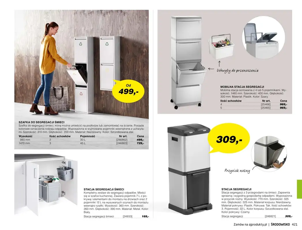 AJ Produkty - gazetka promocyjna Środowisko - katalog jesień od środy 01.09 do poniedziałku 31.01 - strona 12