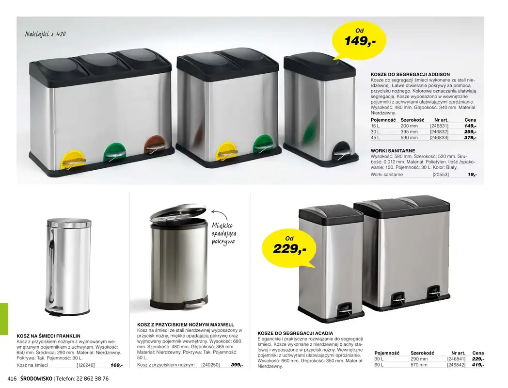 AJ Produkty - gazetka promocyjna Środowisko - katalog jesień od środy 01.09 do poniedziałku 31.01 - strona 7