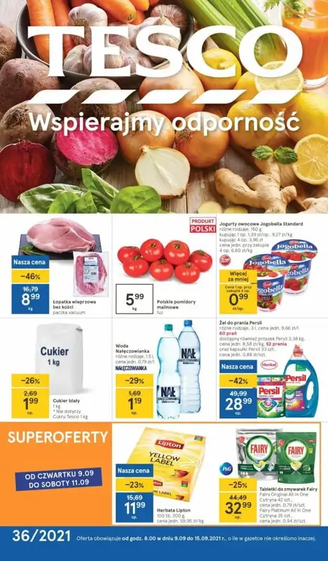 Tesco - gazetka promocyjna Gazetka Hipermarket od czwartku 09.09 do środy 15.09
