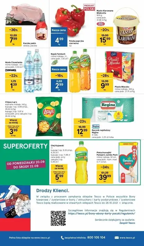Tesco - gazetka promocyjna Gazetka Hipermarket od czwartku 16.09 do środy 22.09 - strona 8