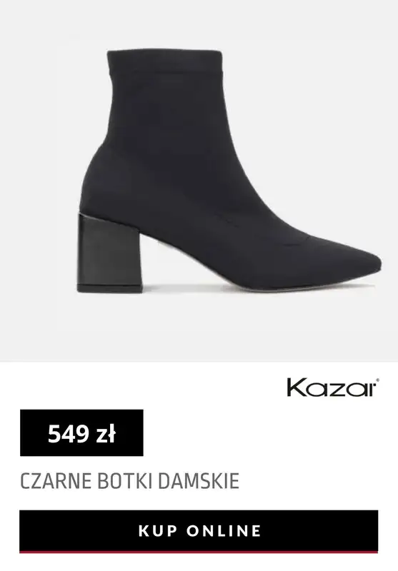 Kazar - gazetka promocyjna Botki i trzewiki na jesień od 499 zł od piątku 17.09  - strona 3