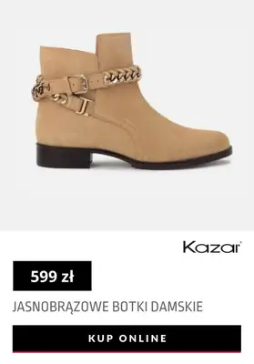 Kazar - gazetka promocyjna Botki i trzewiki na jesień od 499 zł od piątku 17.09  - strona 7