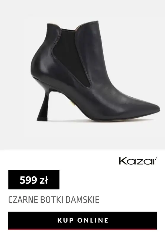 Kazar - gazetka promocyjna Botki i trzewiki na jesień od 499 zł od piątku 17.09  - strona 4