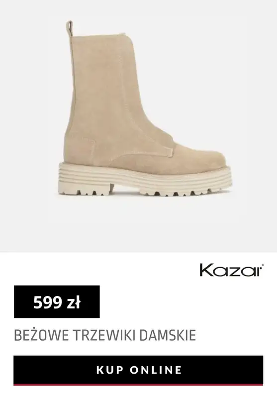Kazar - gazetka promocyjna Botki i trzewiki na jesień od 499 zł od piątku 17.09  - strona 9