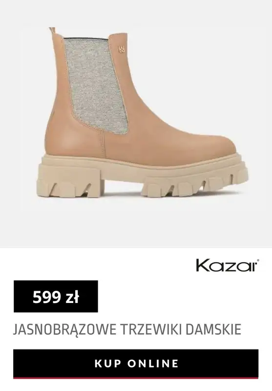 Kazar - gazetka promocyjna Botki i trzewiki na jesień od 499 zł od piątku 17.09  - strona 6