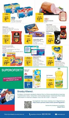 Tesco - gazetka promocyjna Gazetka Hipermarket od czwartku 23.09 do środy 29.09 - strona 8 Tesco - gazetka promocyjna Gazetka Hipermarket od czwartku 23.09 do środy 29.09 - strona 8