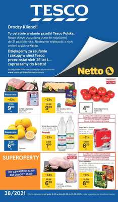 Tesco - gazetka promocyjna Gazetka Hipermarket od czwartku 23.09 do środy 29.09