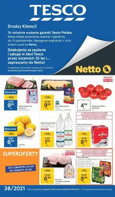 Tesco - gazetka promocyjna Gazetka Hipermarket od czwartku 23.09 do środy 29.09 Tesco - gazetka promocyjna Gazetka Hipermarket od czwartku 23.09 do środy 29.09