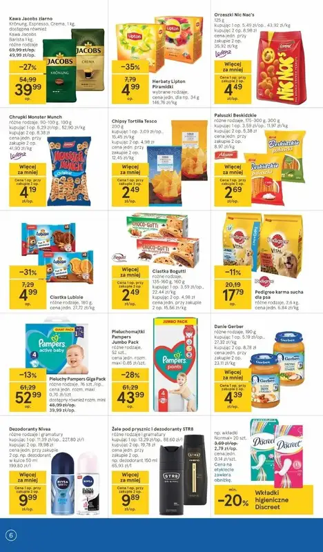 Tesco - gazetka promocyjna Gazetka Hipermarket od czwartku 23.09 do środy 29.09 - strona 6