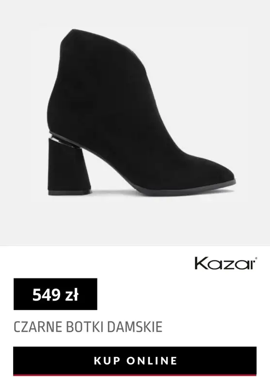 Kazar - gazetka promocyjna Nowa kolekcja dla niej od 149 zł od poniedziałku 20.09  - strona 9