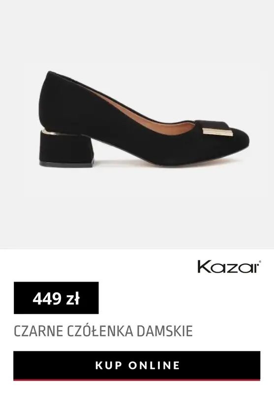 Kazar - gazetka promocyjna Nowa kolekcja dla niej od 149 zł od poniedziałku 20.09  - strona 12
