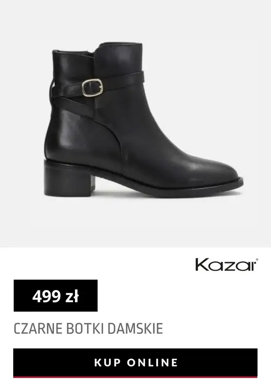 Kazar - gazetka promocyjna Nowa kolekcja damska od 199 zł od wtorku 05.10  - strona 18