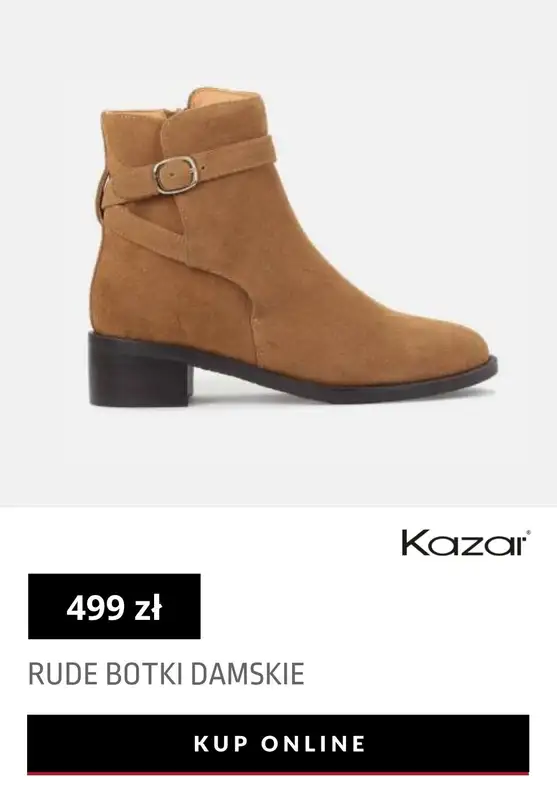 Kazar - gazetka promocyjna Nowa kolekcja damska od 199 zł od wtorku 05.10  - strona 17