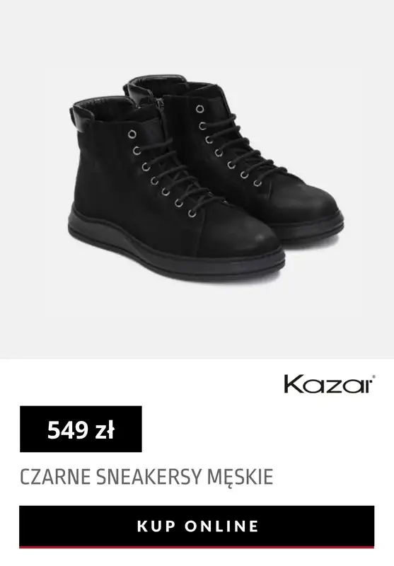 Kazar - gazetka promocyjna Buty męskie z nowej kolekcji od 499 zł od środy 06.10  - strona 7