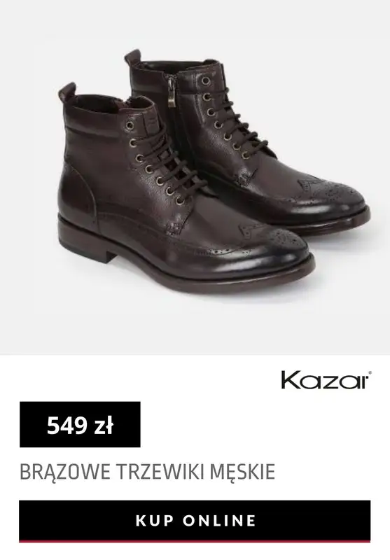 Kazar - gazetka promocyjna Buty męskie z nowej kolekcji od 499 zł od środy 06.10  - strona 2