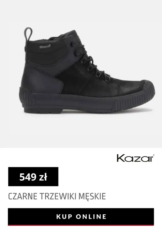 Kazar - gazetka promocyjna Buty męskie z nowej kolekcji od 499 zł od środy 06.10  - strona 9