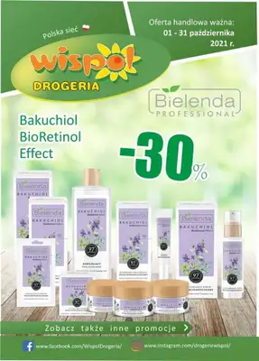 Drogeria Wispol - gazetka promocyjna Gazetka od piątku 01.10 do niedzieli 31.10