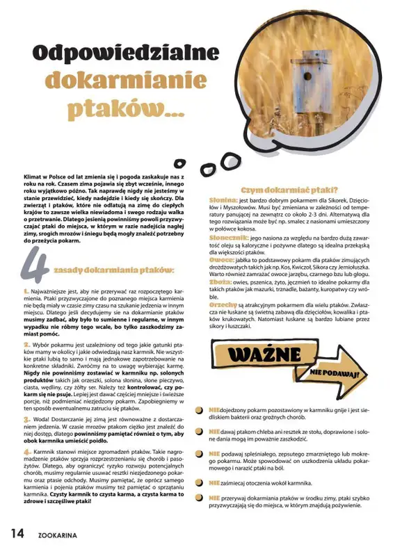 ZOO Karina - gazetka promocyjna Magazyn ZOO Karina 10/2021 od piątku 01.10 do niedzieli 31.10 - strona 14