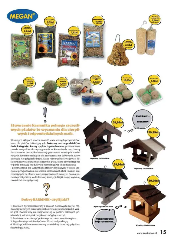 ZOO Karina - gazetka promocyjna Magazyn ZOO Karina 10/2021 od piątku 01.10 do niedzieli 31.10 - strona 15