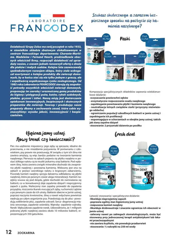 ZOO Karina - gazetka promocyjna Magazyn ZOO Karina 10/2021 od piątku 01.10 do niedzieli 31.10 - strona 12