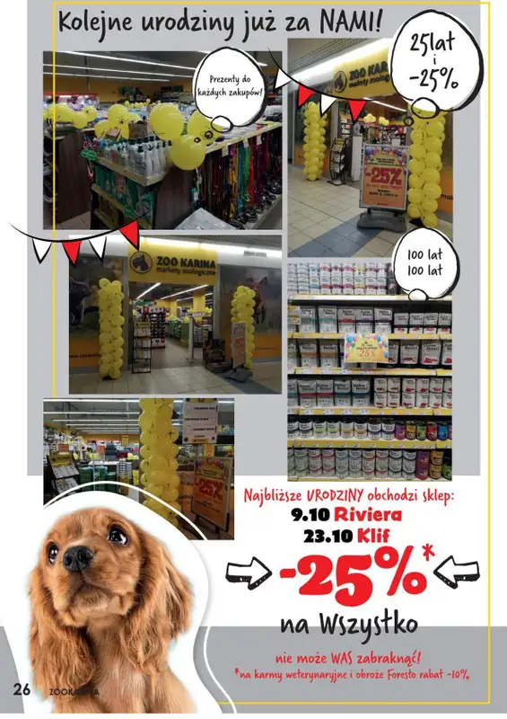 ZOO Karina - gazetka promocyjna Magazyn ZOO Karina 10/2021 od piątku 01.10 do niedzieli 31.10 - strona 26
