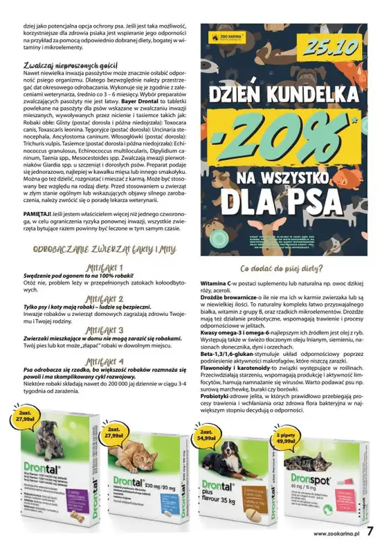 ZOO Karina - gazetka promocyjna Magazyn ZOO Karina 10/2021 od piątku 01.10 do niedzieli 31.10 - strona 7