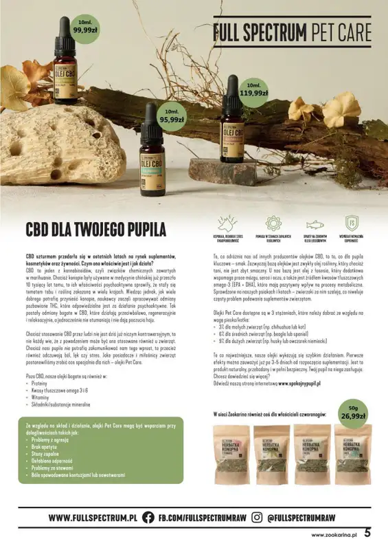 ZOO Karina - gazetka promocyjna Magazyn ZOO Karina 10/2021 od piątku 01.10 do niedzieli 31.10 - strona 5