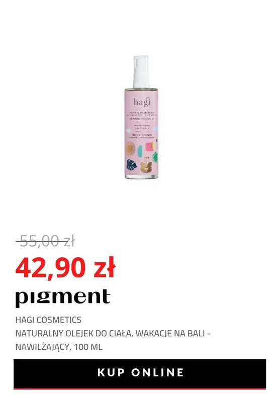 Drogeria Pigment - gazetka promocyjna -22% na produkty Hagi Cosmetics od wtorku 26.10 do niedzieli 31.10 - strona 6
