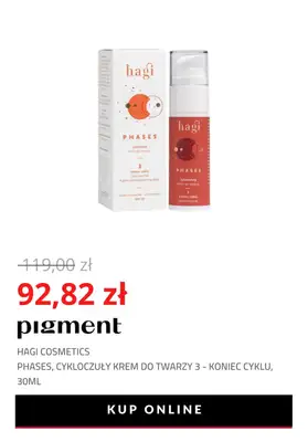 Drogeria Pigment - gazetka promocyjna -22% na produkty Hagi Cosmetics od wtorku 26.10 do niedzieli 31.10 - strona 10 Drogeria Pigment - gazetka promocyjna -22% na produkty Hagi Cosmetics od wtorku 26.10 do niedzieli 31.10 - strona 10