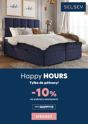 Selsey - gazetka promocyjna Happy hours -10% na meble i dodatki od środy 03.11 do środy 03.11