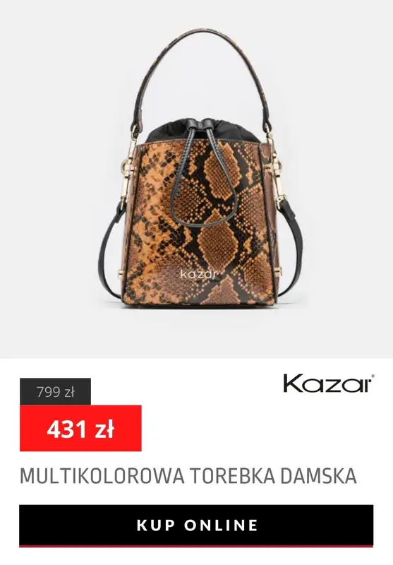 Kazar - gazetka promocyjna Do -60% extra sale od środy 03.11 do poniedziałku 08.11 - strona 10